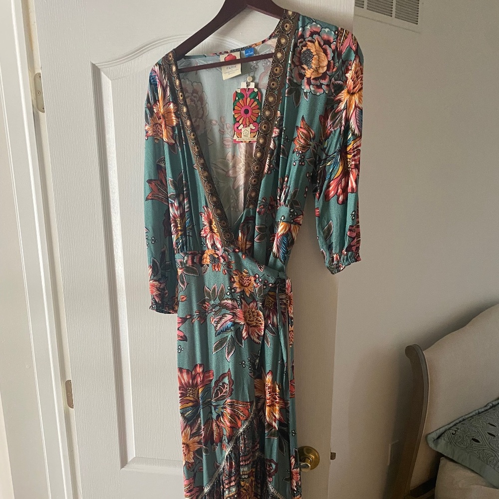 Farm Rio Wrap Dress NWT
